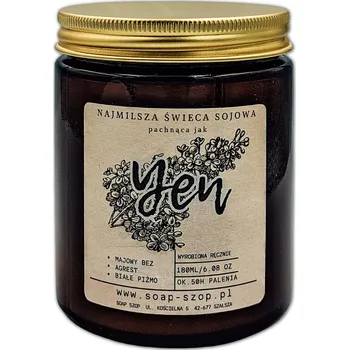 Svíčka Sójová vonná svíčka Yen Soap Szop 1 ks