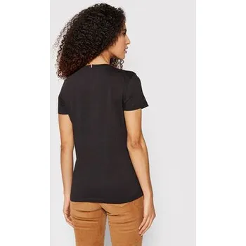 Pánské tričko Tommy Hilfiger T-Shirt Heritage Tee WW0WW24969 Černá Regular Fit S