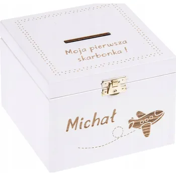 Obraz PRVNÍ POKLADNIČKA s gravírováním DÁREK PRO DÍTĚ SE JMÉNEM