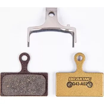 Brzdová destička brzdové destičky pro systémy SHIMANO, BRAKING (směs Carbo Metalic) 2 ks v balení C009-0029