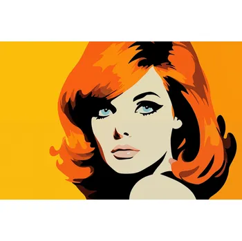 Plakát Plakát Plamenný Pohled s Plamennými Vlasy bez rámu 91,5 x 60 cm