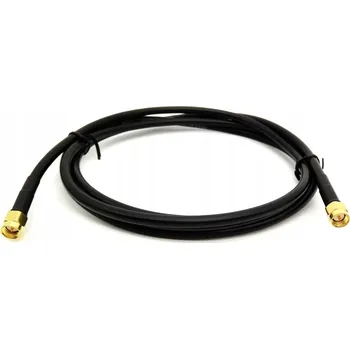 Anténní kabel KONEKTOR KABEL ZÁSUVKA SMA ANTÉNA WiFi LTE GSM KABEL SMAm/SMAm 1m