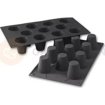 Kuchyňská sůl Silikonová forma pro monoporce, 11 otvorů 45x48 mm - 30SF020 | MARTELLATO, Babà