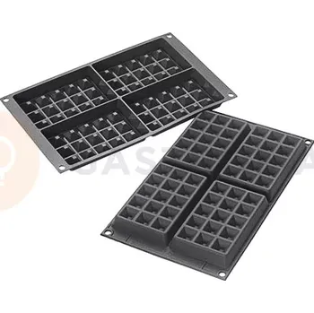 Kuchyňská sůl Silikonová forma pro monoporce - Waffle 297x176 mm | MARTELLATO, Silicone Molds