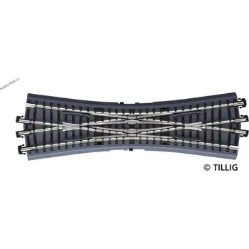 Modelová železnice Křižovatková výhybka s podložím TT - Tillig 83793