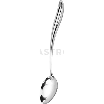 Nerezový dřez Servírovací lžíce s otvorem na zavěšení, 390 mm | STALGAST, 320041