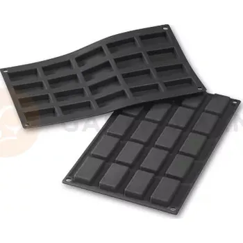 Kuchyňská sůl Silikonová forma pro monoporce, 20 otvorů 49x26x11 mm - 30SF025 | MARTELLATO, Financier