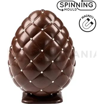 Čokoládová tyčinka 3D forma pro rotační stroj - vejce suave, 113x150 mm | MARTELLATO, 20SR020A