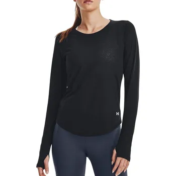 Dámské tričko Triko s dlouhým rukávem Under Armour UA Streaker Longsleeve-BLK 1377804-001 Velikost XS