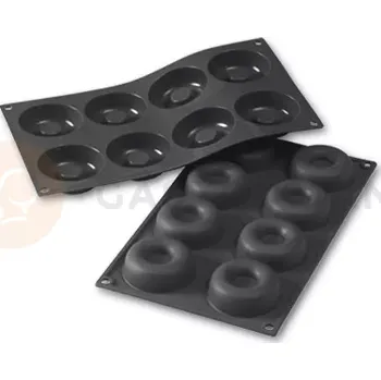 Kuchyňská sůl Silikonová forma pro monoporce, 8 otvorů 65x21 mm - 30SF011 | MARTELLATO, Savarin