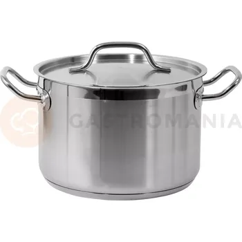 Hrnec Střední hrnec s poklicí z nerezové oceli 24x16xm 7,2 l | YATO, YG-00023