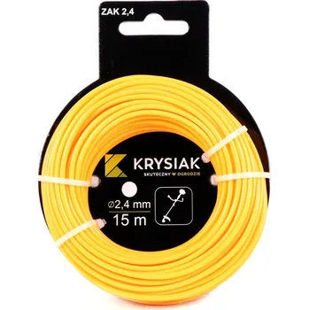 KRYSIAK žací struna 2,4 mm 15m - kulatá