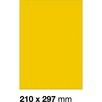 Speciální papír SAMOLEPICÍ ETIKETY A4 ŽLUTÉ 2 5 KUSŮ E-325-Z