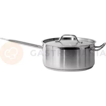 Hrnec Nerezový kastrol s poklicí 28x13 cm 8 l | YATO, YG-00063