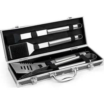 Příslušenství pro gril Leopold Vienna Grilovací náčiní v kufru (4 dílná sada)