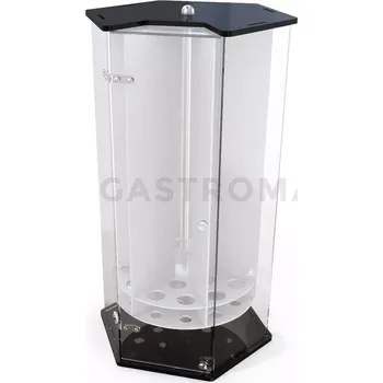 Výdejník vody Otočný stojan na 18 zmrzlinových kornoutů, černý | MARTELLATO, AG00708P