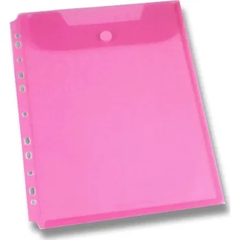 Spisovka závěsná FolderMate Clear A4, horní chlopeň, výběr barev červená, A4