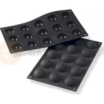 Kuchyňská sůl Silikonová forma pro monoporce, 15 otvorů 40x20 mm - 30SF005 | MARTELLATO, Sphere
