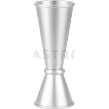 Trekingová hůl Barmanská odměrka, oboustranná, ocel, 0,025-0,05 l | STALGAST, 474305