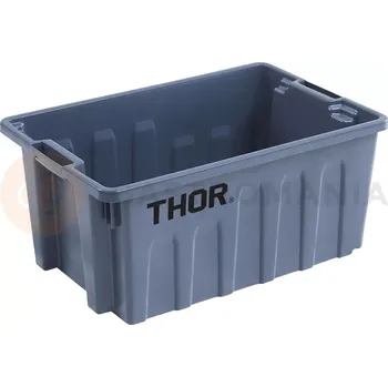 Nádoba na led Dóza na potraviny bez víka, šedá, 40 l | STALGAST, 062530