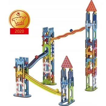 ostatní stavebnice Dřevěná stavebnice - kuličková dráha HRAD Goki