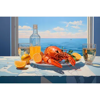 Plakát Plakát Humři, co se neshodují, bez rámu, 91,5 x 61 cm