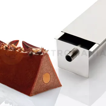 Kuchyňská sůl Forma z nerezové oceli na výrobu pečiva s náplní, Triangle | MARTELLATO, Triangle