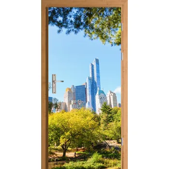 Fototapeta SAMOLEPKA NA DVEŘE FOTOTAPETA DO OBÝVACÍHO POKOJE NA ZEĎ Central Park New York