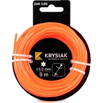 KRYSIAK žací struna 3 mm 9m - hvězdice