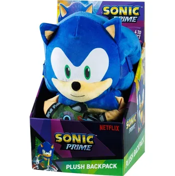 Sonic plyšový batoh 30 cm - Sonic