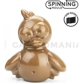 Čokoládová tyčinka 3D forma pro rotační stroj - Lil Chick, kuře 4+4 94x62x108,5 mm | MARTELLATO, 21SR006AG