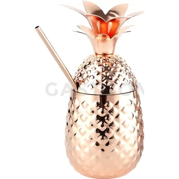 Trekingová hůl Koktejlová nádoba s brčkem, ocel, měď, 0,475 l | STALGAST, 472045