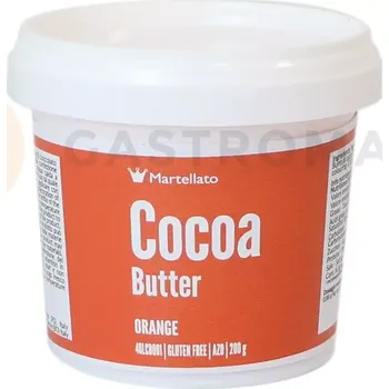 Potravinářské barvivo Barvivo na bázi kakaového másla 200 g - oranžové | MARTELLATO, Colour cocoa butter