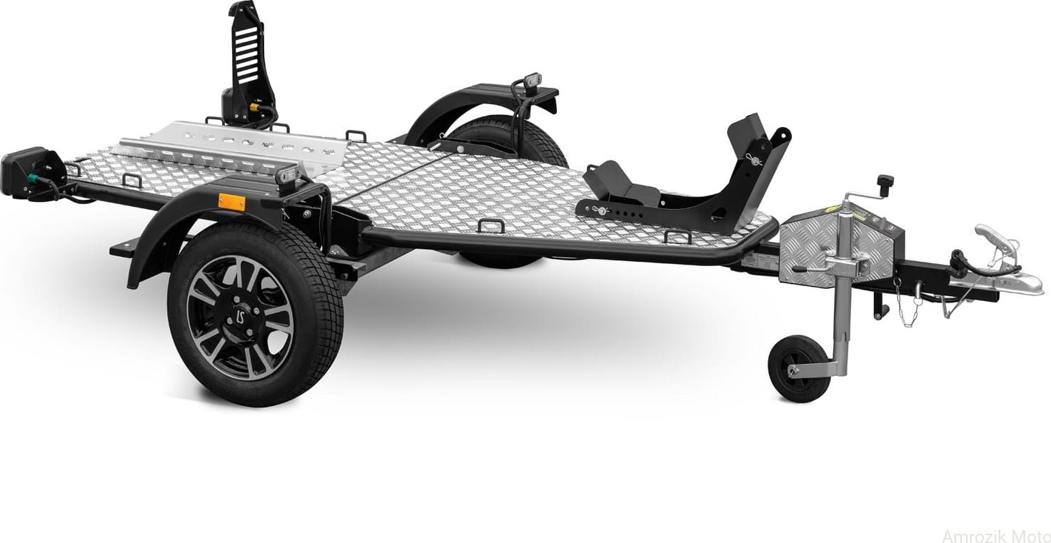 Skládací přepravník motocyklů AMT 750kg 2390x817 mm