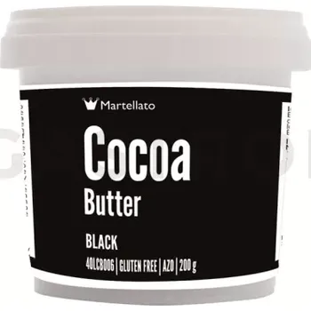 Potravinářské barvivo Barvivo na bázi kakaového másla 200 g - černé | MARTELLATO, Colour cocoa butter