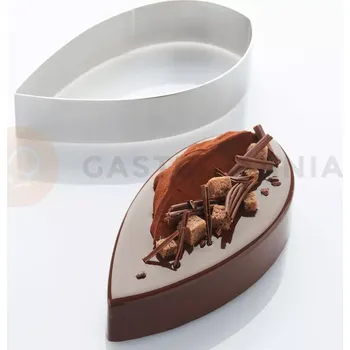 Kuchyňská sůl Forma z nerezové oceli - Quenelle 142x249x40 mm | MARTELLATO, Stainless steel bands