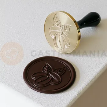 Kuchyňská sůl Razítko na čokoládu, kávová zrna, 60 mm | MARTELLATO, Coffee