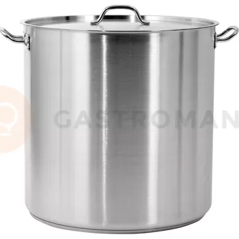Hrnec Vysoký hrnec s poklicí z nerezové oceli 50x50 cm 98,2 l | YATO, YG-00010