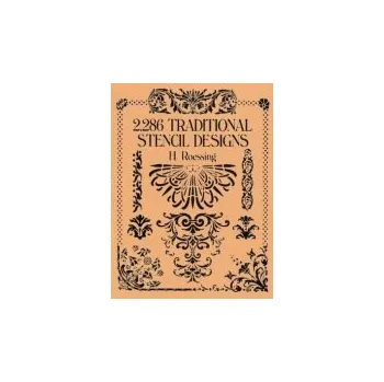 Cizojazyčná kniha 2,286 Traditional Stencil Designs - Roessing, H.