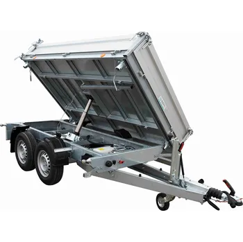 Přívěs k motorovému vozidlu Třístranný sklápěcí přívěs AVE 3SKS 2700kg 2650x1550mm v elektrice