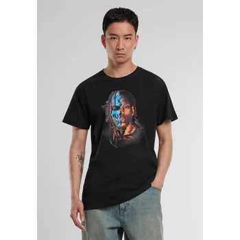 Pánské oblečení Half Face Tee černé Mister Tee černá 2538946