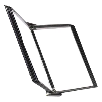 Set školních potřeb djois doplňkový držák s kapsami pro podlahový stojan, A4, PVC, černé, 10 ks