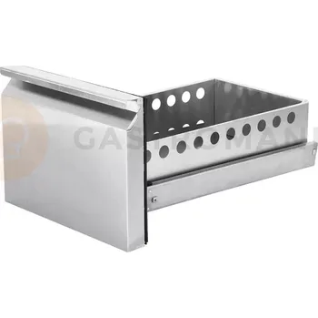 Zásuvka s pojezdy pro chladicí a mrazicí stoly s postranními skříňkami - sada 2 ks, 300x545x145 mm | ARKTIC, Profi Line