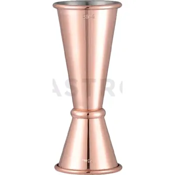 Trekingová hůl Barmanská odměrka, oboustranná, měděná, 0,025-0,05 l | STALGAST, 474306