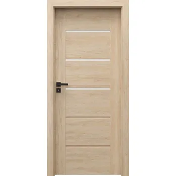 Interiérové dveře Interiérové dveře Verte Premium E - Dekor Portasynchro 3D / s obkladem kovové zárubně