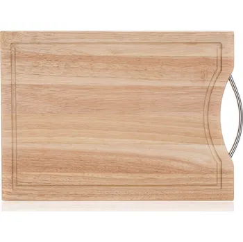 Kuchyňské prkénko prkénko s ručkou 38x28x1,5cm BRILLANTE gumovník