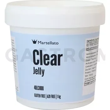 Farmaceutická surovina Potravinářská želatina 1 kg - transparentní | MARTELLATO, Clear jelly