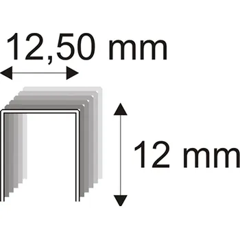 Spona do sešívačky RON-CONMETRON SPONKY RON 342/12MM PRO GÜDE KN14 KARTON 18200 KS ČALOUNICKÉ