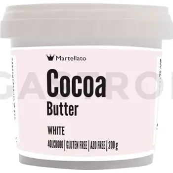 Potravinářské barvivo Barvivo na bázi kakaového másla 200 g - bílé | MARTELLATO, Colour cocoa butter