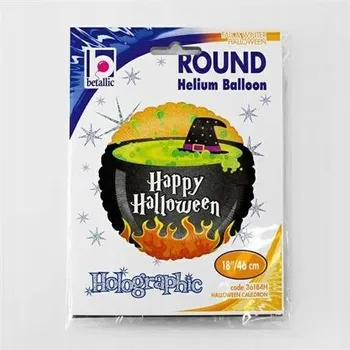 Balónek Fóliový balónek s héliem KULATÝ 18'' - 46 CM Halloween